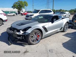 2016 Chevrolet Corvette Z06 2LZ with VIN 1G1YS2D63G5601917, listed as a IAAI auction lot 41829874 with 17,305 mi miles. Bid and sale history available at carsss.com. Image 2.