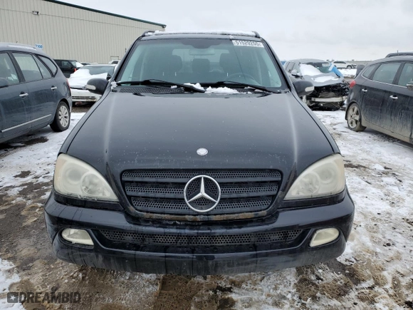 2005 Mercedes-Benz M-Class 3.7L with VIN 4JGAB57E45A539098, listed as a Copart auction lot 51529255 with 186,492 mi miles and Salvage Title. Bid and sale history available at carsss.com. Image 5.