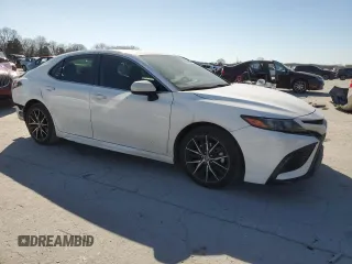 2021 Toyota Camry SE Nightshade with VIN 4T1G11AK5MU580812, listed as a Copart auction lot 48553545 with 86,337 mi miles and Salvage Title. Bid and sale history available at carsss.com. Image 4.