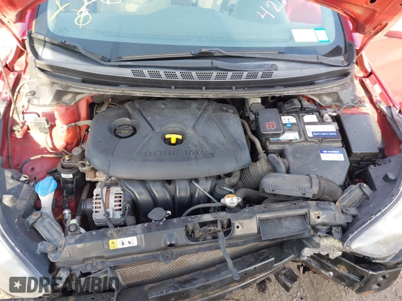 2014 Hyundai Elantra SE z VIN KMHDH4AE7EU058050, wystawiony jako IAAI lot #42139887 z przebiegiem 118 802 mil mil oraz . Historia ofert i sprzedaży dostępna na DreamBid. Obrazek 10.