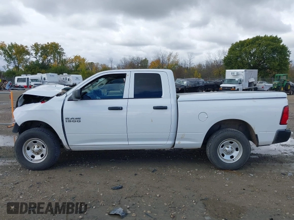 2017 Ram 1500 Express with VIN 1C6RR7FG4HS596893, listed as a IAAI auction lot 40593289 with 39,523 mi miles. Bid and sale history available at carsss.com. Image 15.
