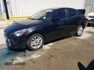 2017 Toyota Yaris iA with VIN 3MYDLBYV0HY169409, listed as a Copart auction lot 50221325 with 75,816 mi miles and Salvage Title. Bid and sale history available at carsss.com. Image 1.