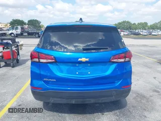 2024 Chevrolet Equinox LS with VIN 3GNAXHEG5RL296032, listed as a IAAI auction lot 42055362 with 22,988 mi miles and . Bid and sale history available at DreamBid. Image 17.