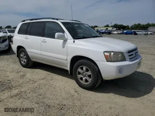 2005 Toyota Highlander with VIN JTEGP21A750070319, listed as a Copart auction lot 52782265 with 231,343 mi miles and Salvage Title. Bid and sale history available at carsss.com. Image 4.