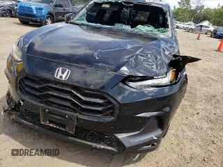 2024 Honda HR-V Sport with VIN 3CZRZ2H54RM775642, listed as a Copart auction lot 57091805 with 18,659 mi miles and Salvage title. Bid and sale history available at DreamBid. Image 14.