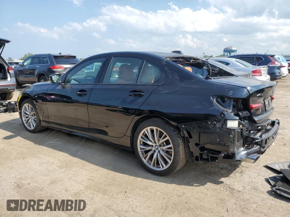 2023 BMW 3 Series 330e xDrive with VIN 3MW39FS04P8C97953, listed as a Copart auction lot 63346024 with Not Provided miles and Clean Title. Bid and sale history available at carsss.com. Image 2.