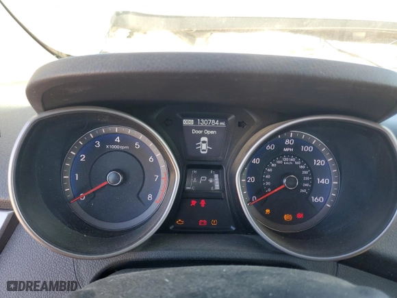 2013 Hyundai Elantra GT with VIN KMHD35LE8DU090344, listed as a Copart auction lot 47178225 with 130,784 mi miles and Salvage Title. Bid and sale history available at carsss.com. Image 9.