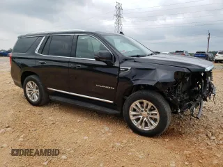 2024 GMC Yukon SLT with VIN 1GKS2BKD3RR218400, listed as a Copart auction lot 72521134 with 20,948 mi miles and Salvage Title. Bid and sale history available at carsss.com. Image 4.