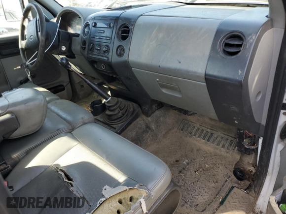 2007 Ford F-150 XL with VIN 1FTRF12207NA83890, listed as a Copart auction lot 87203484 with Not provided miles and Salvage title. Bid and sale history available at DreamBid. Image 8.