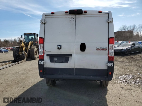 2019 Ram ProMaster Cargo with VIN 3C6TRVNGXKE513098, listed as a Copart auction lot 48754045 with 233,369 mi miles and Salvage Title. Bid and sale history available at DreamBid. Image 6.