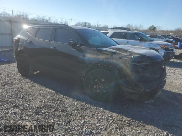 2023 Chevrolet Blazer LT with VIN 3GNKBDRS8PS181244, listed as a Copart auction lot 88360325 with 34,254 mi miles and Salvage title. Bid and sale history available at DreamBid. Image 4.