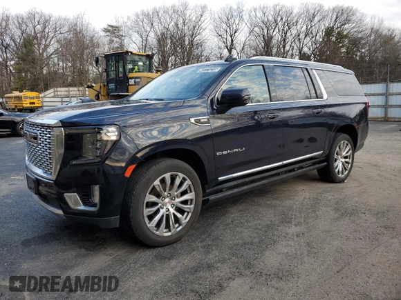 2023 GMC Yukon XL Denali with VIN 1GKS1JKL4PR215930, listed as a Copart auction lot 43771215 with 73,769 mi miles and Clean Title. Bid and sale history available at carsss.com. Image 1.