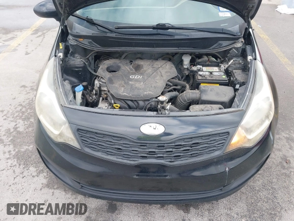 2015 Kia Rio LX with VIN KNADM4A39F6440291, listed as a IAAI auction lot 41532881 with 97,238 mi miles. Bid and sale history available at carsss.com. Image 10.
