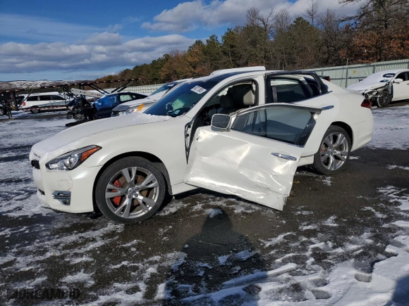 2013 Infiniti M37 with VIN JN1BY1AR9DM603034, listed as a Copart auction lot 88311885 with 0 mi miles and Non Repairable. Bid and sale history available at carsss.com. Image 1.