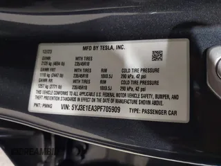 2023 Tesla Model 3 с VIN 5YJ3E1EA3PF705909, выставлен на аукционе IAAI как лот 42519796 с пробегом 13 989 миль миль и . История ставок и продаж доступна на DreamBid. Изображение 9.