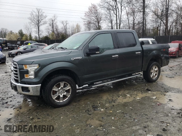 2015 Ford F-150 XLT with VIN 1FTEW1EF9FKD13777, listed as a Copart auction lot 47982534 with 165,364 mi miles and Salvage title. Bid and sale history available at DreamBid. Image 1.