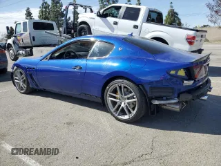 2013 Maserati GranTurismo Sport with VIN ZAM45VLA6D0067465, listed as a Copart auction lot 46946925 with 60,617 mi miles and Salvage Title. Bid and sale history available at carsss.com. Image 2.