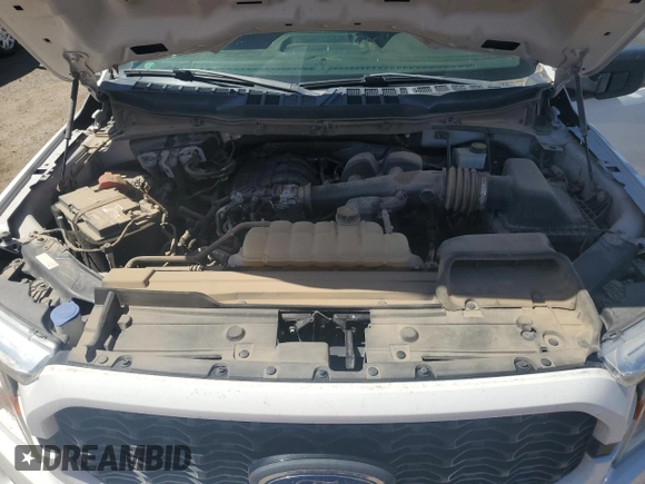2021 Ford F-150 XL with VIN 1FTEX1EB1MFB29644, listed as a Copart auction lot 59205045 with 65,795 mi miles and Salvage title. Bid and sale history available at DreamBid. Image 11.