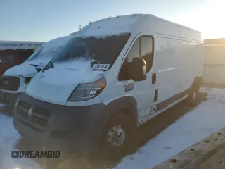 2015 Ram ProMaster Cargo with VIN 3C6TRVDG6FE515888, listed as a Copart auction lot 43841555 with 155,603 mi miles and Salvage Title. Bid and sale history available at carsss.com. Image 1.