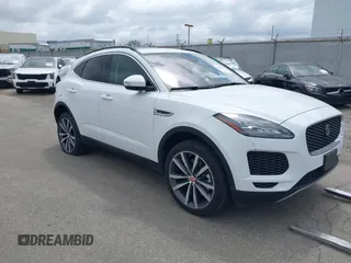 2019 Jaguar E-Pace SE with VIN SADFP2FX8K1Z70007, listed as a IAAI auction lot 42120274 with 32,487 mi miles and . Bid and sale history available at DreamBid. Image 1.