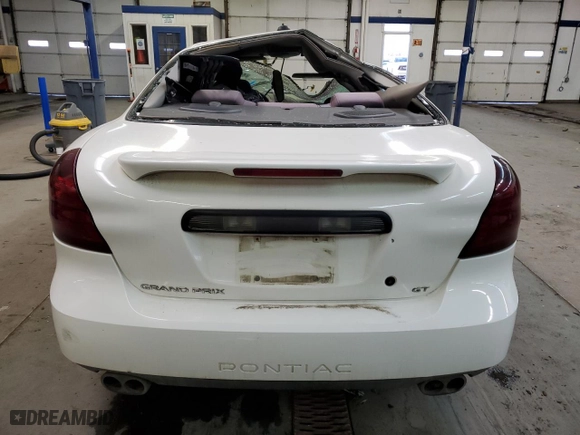 2004 Pontiac Grand Prix GT2 with VIN 2G2WS522X41121763, listed as a Copart auction lot 44507535 with 0 mi miles and Salvage Title. Bid and sale history available at carsss.com. Image 6.