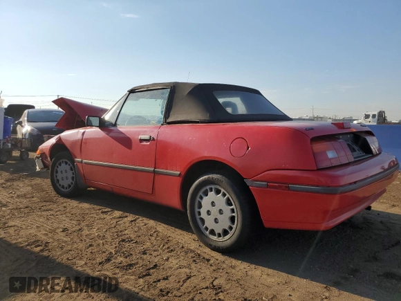1992 Mercury Capri with VIN 6MPCT01Z3N8601275, listed as a Copart auction lot 77812474 with 655,661 mi miles and Non Repairable. Bid and sale history available at DreamBid. Image 2.