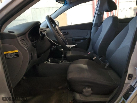 2010 Kia Rio LX with VIN KNADH4A31A6627666, listed as a Copart auction lot 47398885 with 188,308 mi miles and Salvage Title. Bid and sale history available at carsss.com. Image 7.