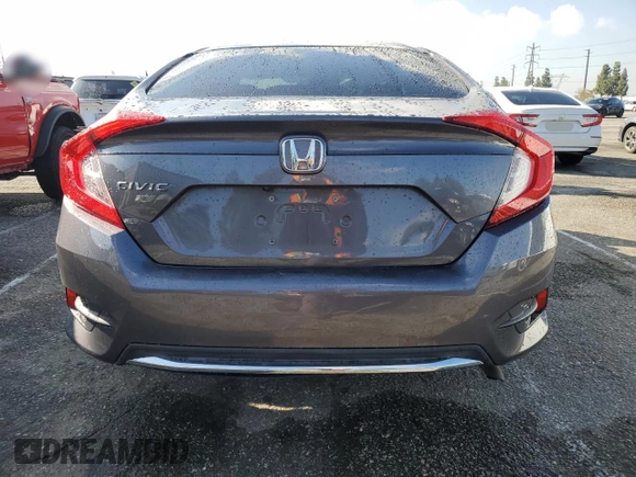 2020 Honda Civic Sedan LX with VIN 2HGFC2F69LH514083, listed as a Copart auction lot 48256985 with 78,900 mi miles and Salvage Title. Bid and sale history available at carsss.com. Image 6.