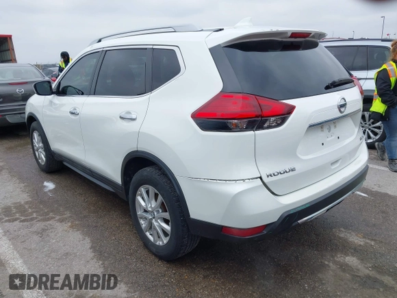 2017 Nissan Rogue SL with VIN 5N1AT2MV7HC854485, listed as a IAAI auction lot 41999131 with 155,181 mi miles. Bid and sale history available at carsss.com. Image 3.