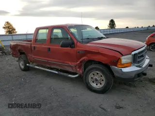 2000 Ford Super Duty F-250 XL with VIN 1FTNW21S2YEC54808, listed as a Copart auction lot 75731584 with 155,290 mi miles and Salvage Title. Bid and sale history available at carsss.com. Image 4.