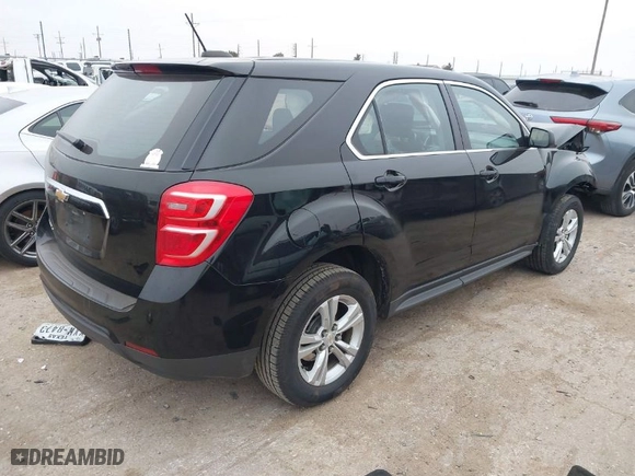 2017 Chevrolet Equinox LS with VIN 2GNALBEKXH1519713, listed as a IAAI auction lot 41601713 with 73,044 mi miles. Bid and sale history available at carsss.com. Image 4.