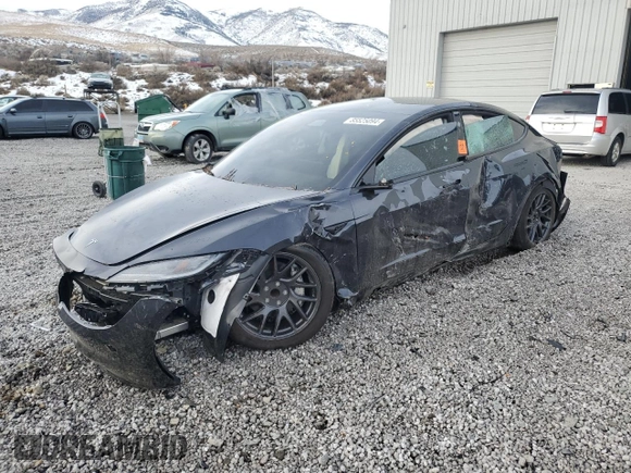 2025 Tesla Model 3 Long Range with VIN 5YJ3E1EA0SF902075, listed as a Copart auction lot 85525094 with Not Provided miles and Salvage Title. Bid and sale history available at DreamBid. Image 1.