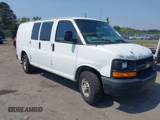 2010 Chevrolet Express Cargo with VIN 1GCZGFBA5A1180910, listed as a IAAI auction lot 42481444 with 330,979 mi miles and . Bid and sale history available at DreamBid. Image 1.