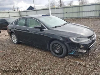 2015 Chrysler 200 C with VIN 1C3CCCEGXFN589313, listed as a Copart auction lot 51570985 with 114,498 mi miles and Salvage Title. Bid and sale history available at carsss.com. Image 4.