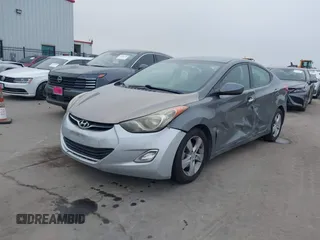 2013 Hyundai Elantra GLS with VIN 5NPDH4AE5DH239502, listed as a IAAI auction lot 42130967 with 100,105 mi miles and . Bid and sale history available at DreamBid. Image 2.