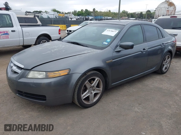 2004 Acura TL with VIN 19UUA66264A056178, listed as a IAAI auction lot 42078877 with 236,696 mi miles. Bid and sale history available at carsss.com. Image 2.