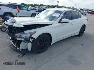 2021 Infiniti Q50 Pure with VIN JN1EV7APXMM702002, listed as a IAAI auction lot 41947553 with 41,654 mi miles and . Bid and sale history available at DreamBid. Image 18.