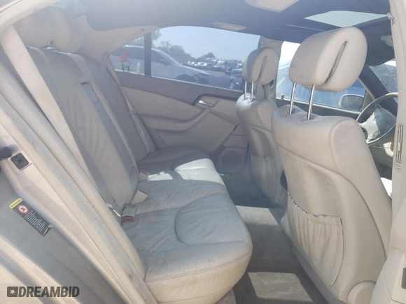 2006 Mercedes-Benz S-Class 5.0L with VIN WDBNG75J36A480287, listed as a Copart auction lot 53313745 with 0 mi miles and Clean Title. Bid and sale history available at carsss.com. Image 10.