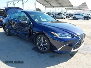 2023 Lexus ES with VIN 58ADA1C19PU027018, listed as a IAAI auction lot 42013458 with 20,861 mi miles. Bid and sale history available at carsss.com. Image 1.