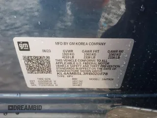 2024 Buick Encore GX Preferred z VIN KL4AMBSL3RB020878, wystawiony jako Copart lot #55698935 z przebiegiem 3 822 mil mil oraz Szkoda całkowita • Salvage title. Historia ofert i sprzedaży dostępna na DreamBid. Obrazek 14.