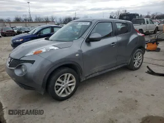 2013 Nissan Juke SV with VIN JN8AF5MV6DT222041, listed as a Copart auction lot 46927845 with 119,744 mi miles and Salvage Title. Bid and sale history available at carsss.com. Image 1.