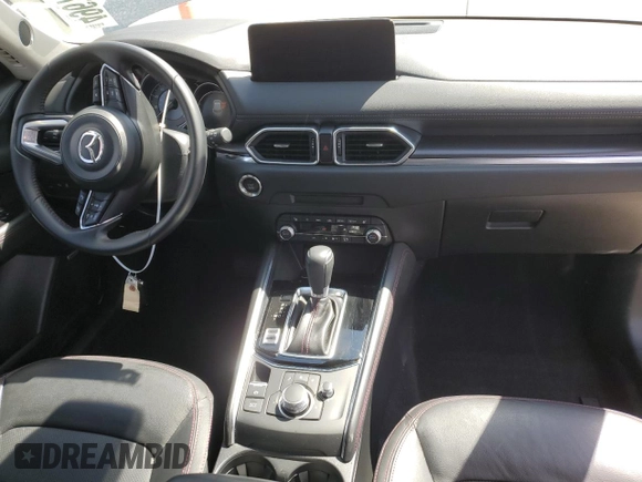 2024 Mazda CX-5 S Carbon Edition with VIN JM3KFBCL4R0460307, listed as a Copart auction lot 49671115 with 17,257 mi miles and Salvage Title. Bid and sale history available at DreamBid. Image 8.