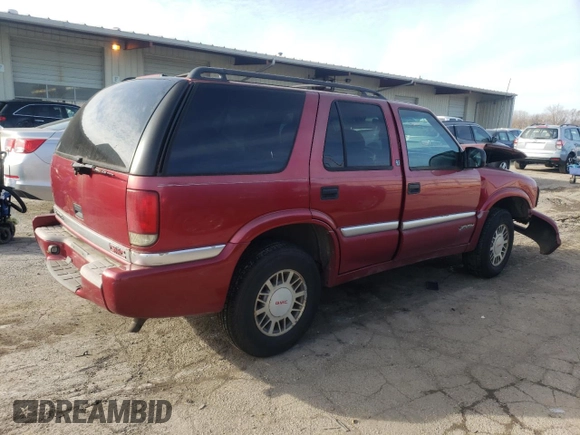 2001 GMC Jimmy SLE with VIN 1GKDT13W912185013, listed as a Copart auction lot 83922514 with 0 mi miles and Salvage Title. Bid and sale history available at carsss.com. Image 3.
