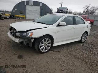 2012 Mitsubishi Lancer GT with VIN JA32U8FW6CU014598, listed as a Copart auction lot 47407045 with 115,830 mi miles and Salvage Title. Bid and sale history available at carsss.com. Image 1.