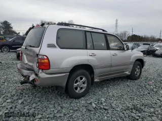 2001 Toyota Land Cruiser with VIN JTEHT05JX12004912, listed as a Copart auction lot 48230735 with 0 mi miles and Salvage Title. Bid and sale history available at carsss.com. Image 3.