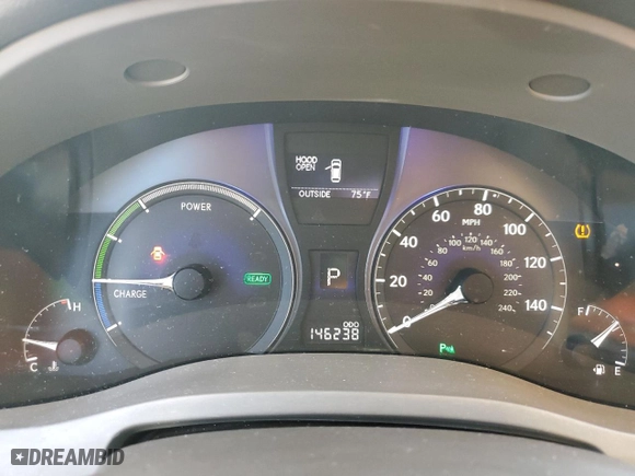 2011 Lexus RX 450h with VIN JTJZB1BA7B2004483, listed as a Copart auction lot 80304454 with 146,238 mi miles and Salvage Title. Bid and sale history available at carsss.com. Image 9.