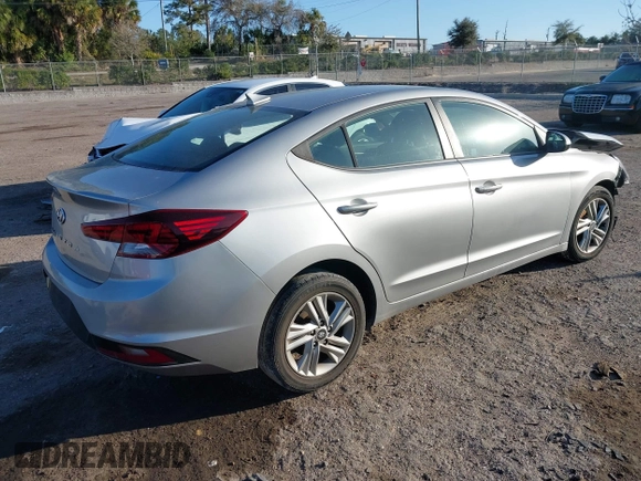 2020 Hyundai Elantra SEL with VIN 5NPD84LF9LH631340, listed as a IAAI auction lot 41606981 with 85,243 mi miles and . Bid and sale history available at DreamBid. Image 4.