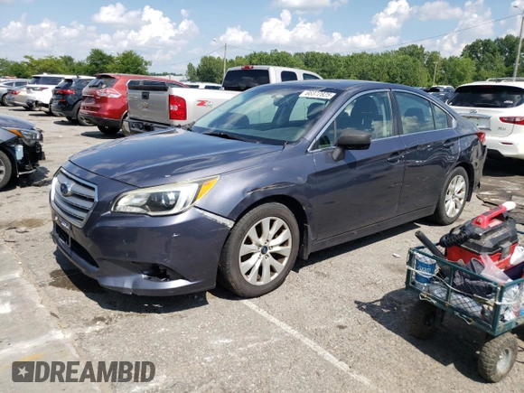 2015 Subaru Legacy Premium with VIN 4S3BNBC69F3019580, listed as a Copart auction lot 66372825 with 153,505 mi miles and Clean title. Bid and sale history available at DreamBid. Image 1.