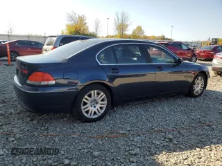 2004 BMW 7 Series 745Li with VIN WBAGN63414DS51056, listed as a Copart auction lot 75482784 with 184,248 mi miles and Clean Title. Bid and sale history available at carsss.com. Image 3.