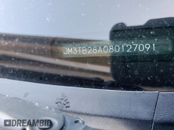 2008 Mazda CX-9 Sport with VIN JM3TB28A080127091, listed as a Copart auction lot 48309665 with 225,040 mi miles and Salvage Title. Bid and sale history available at DreamBid. Image 12.